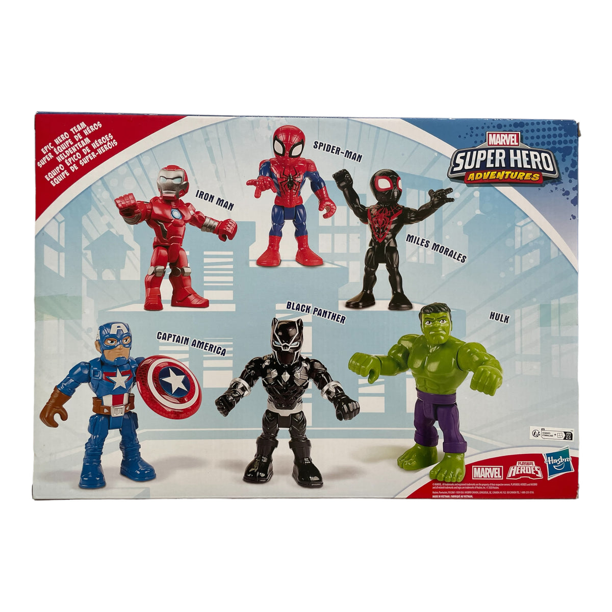 Playskool Heroes Marvel in Super Hero Adventures Set - 6 Figures