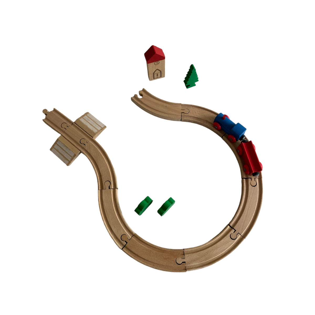 Coffret de train en bois