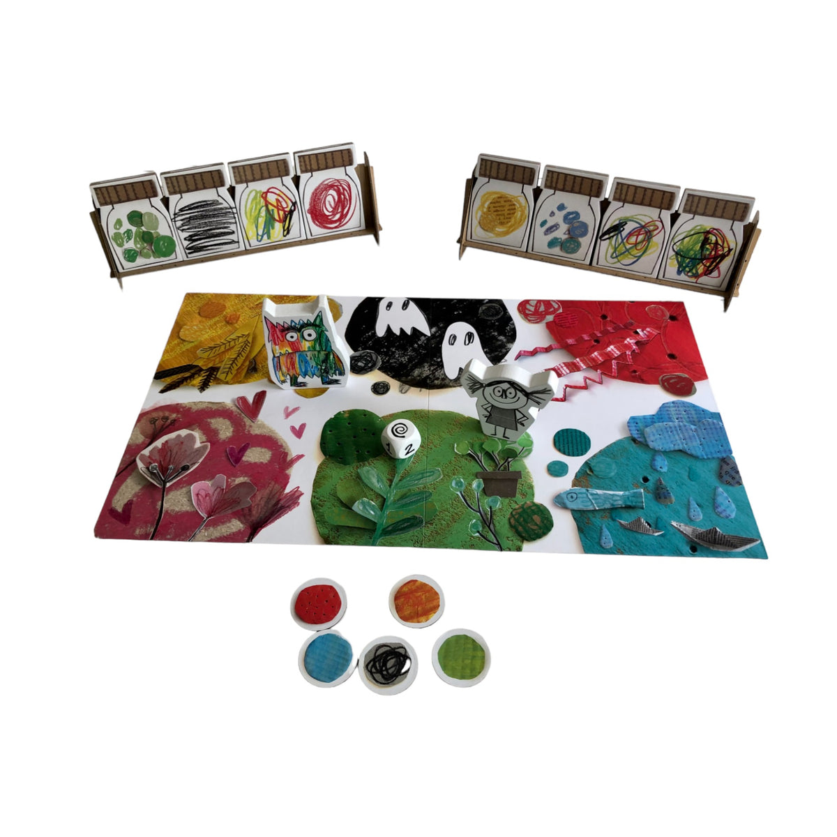 Das Farbenmonster – Brettspiel