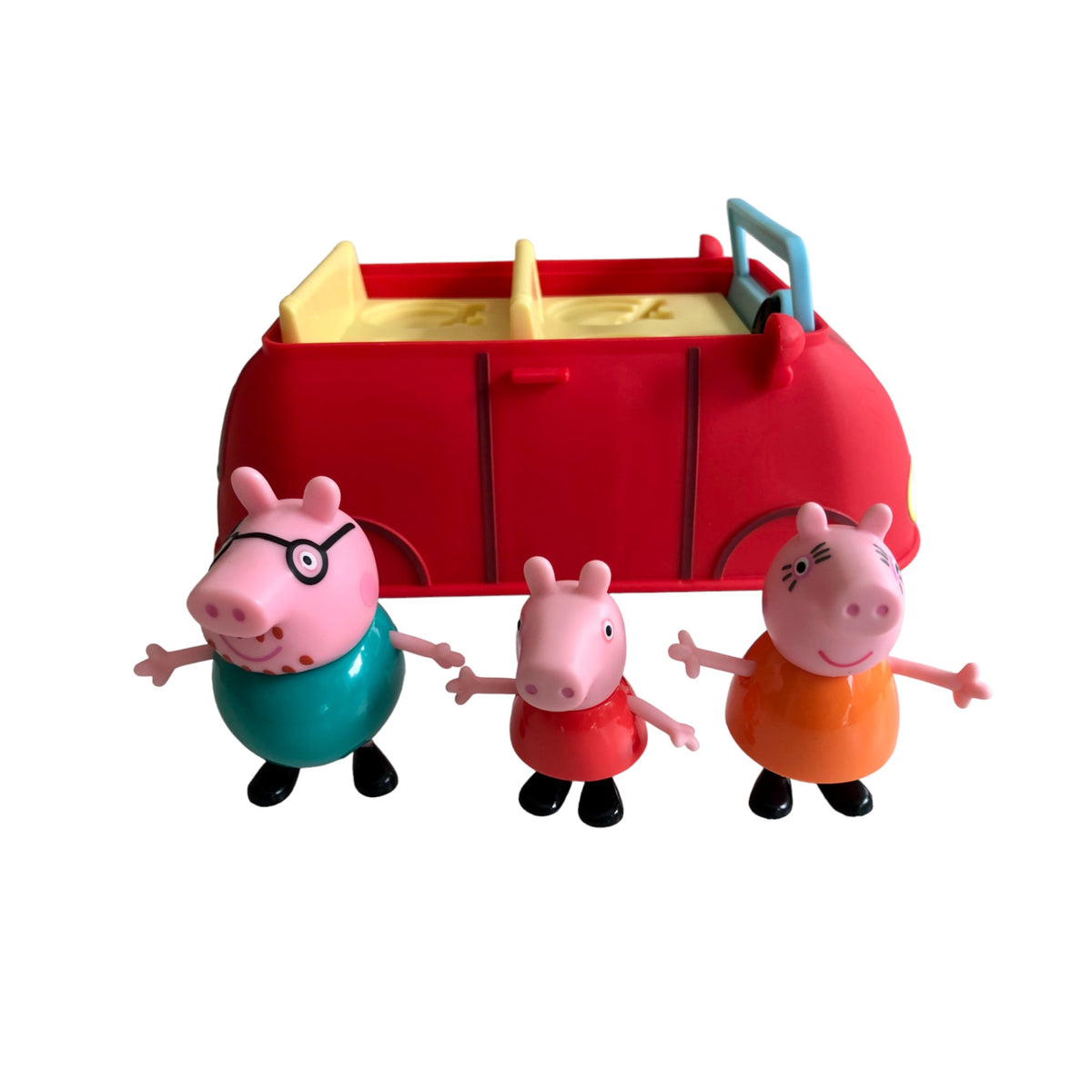 Peppa Pig - The red family car (3 characters included)