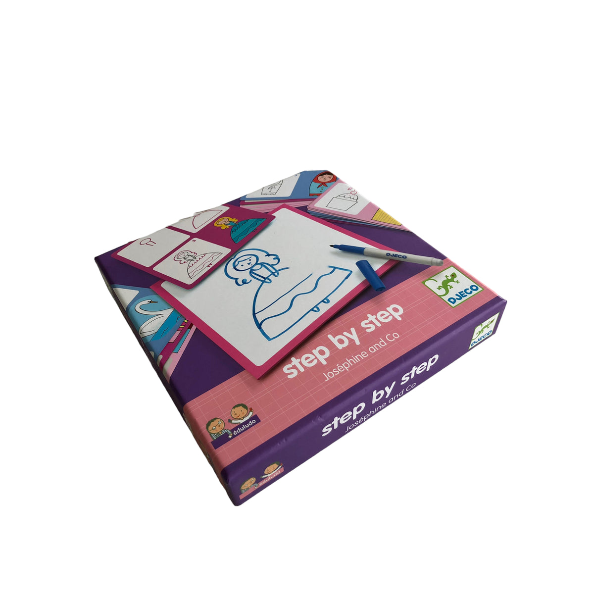 Djeco Step by Step "Joséphine and Co" Drawing Set - éduludo