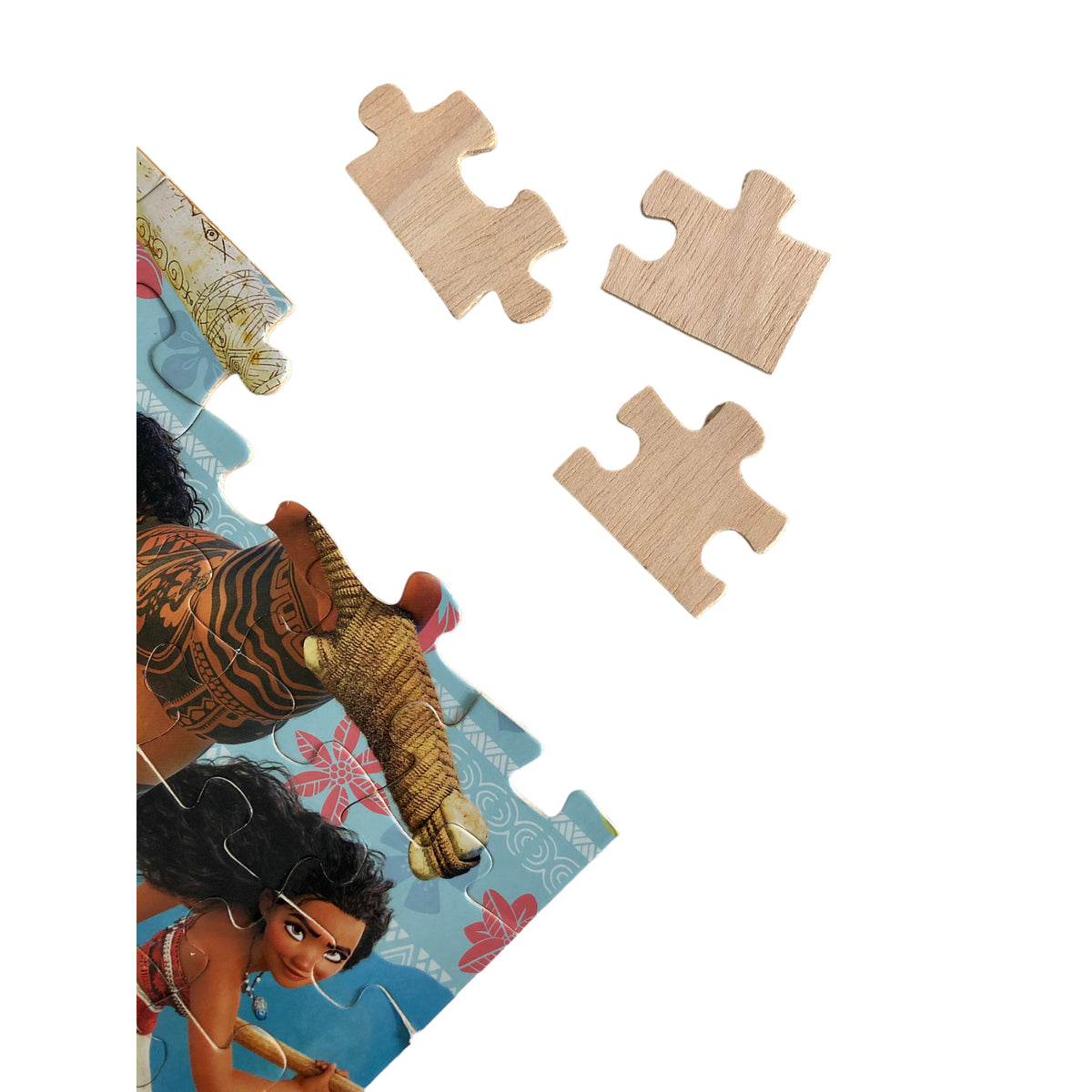 Vaiana - 2x Super-Holzpuzzle - 25 Teile