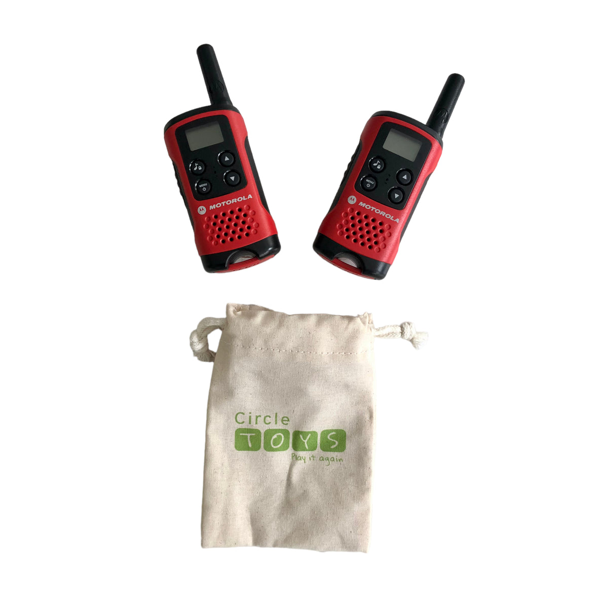 Motorola TLKR T40 – Paar rote Walkie-Talkies
