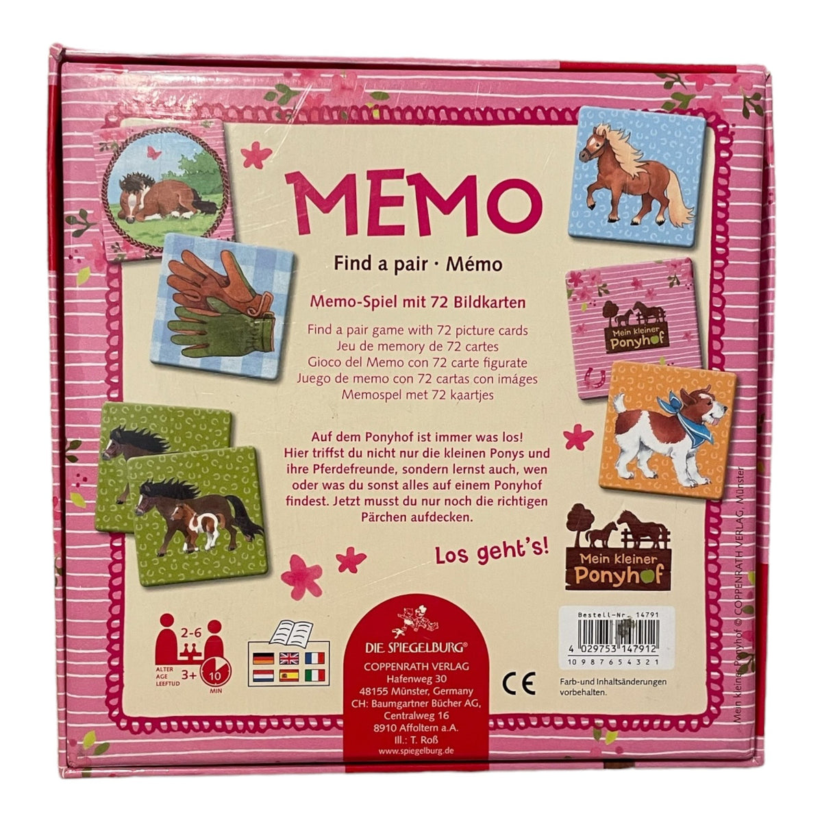 Mein Kleiner Ponyhof - Jeu de mémoire