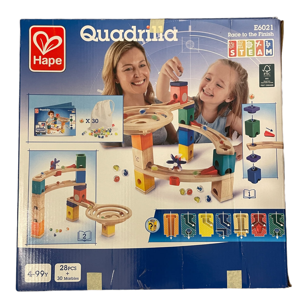 Hape Marble Run Constuction - Race to finish E6021