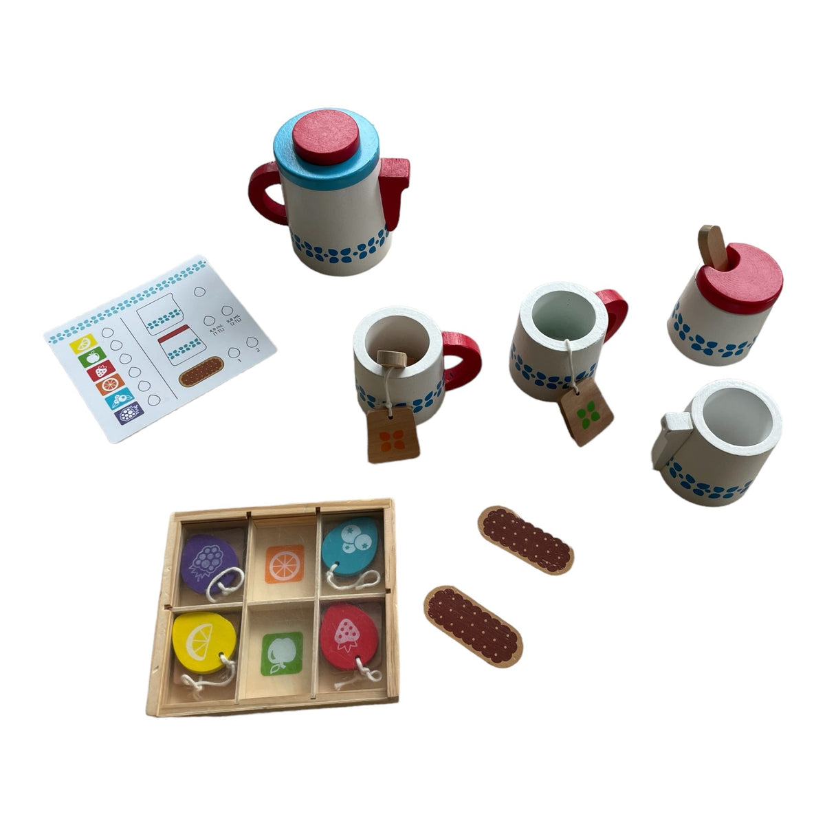 Melissa and Doug - Wooden Steep & Serve Tea Set