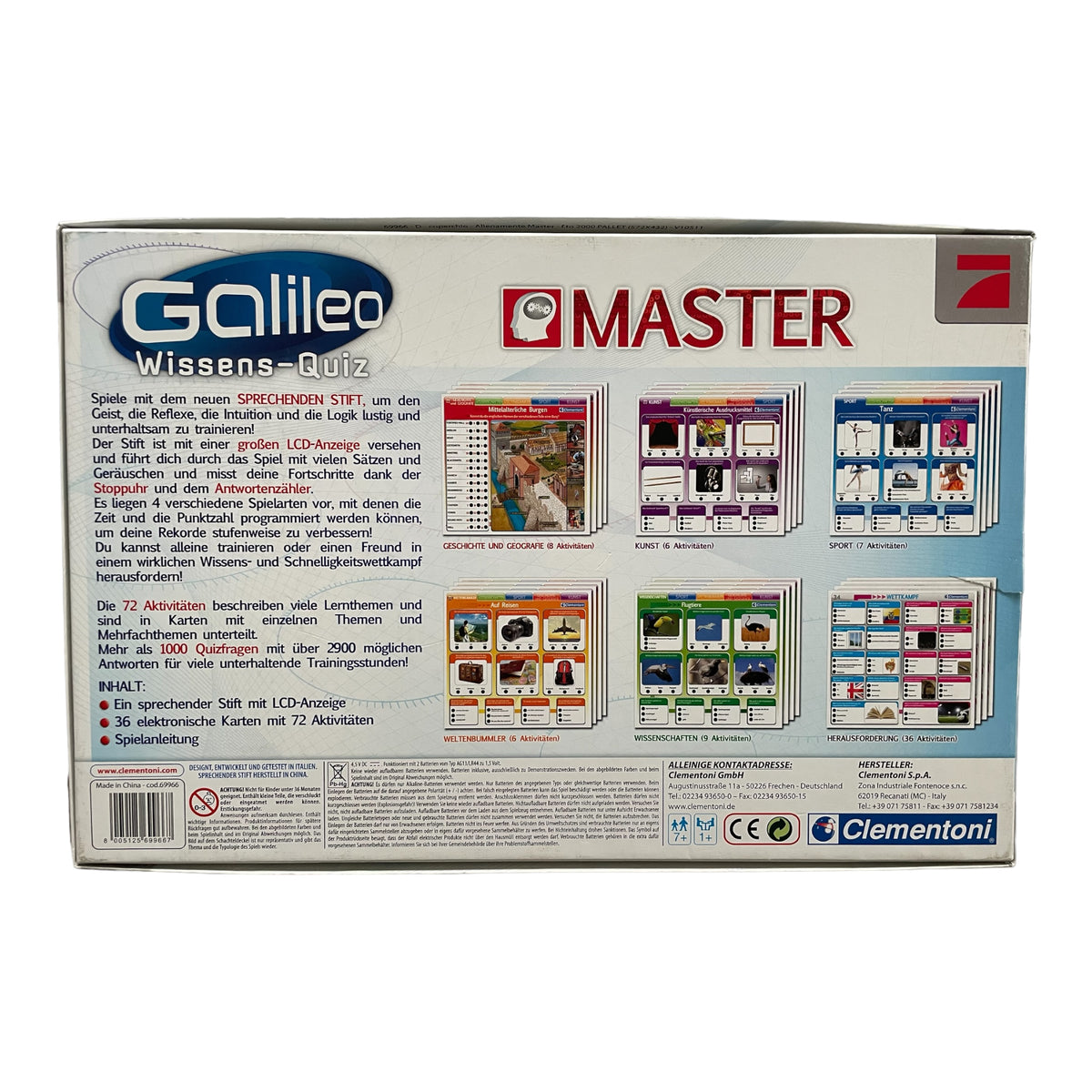 Galileo Knowledge Quiz Master