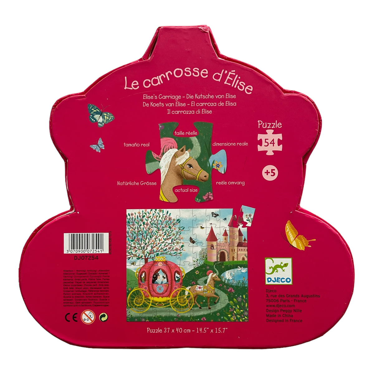 Djeco - Puzzle Elise's Kutsche
