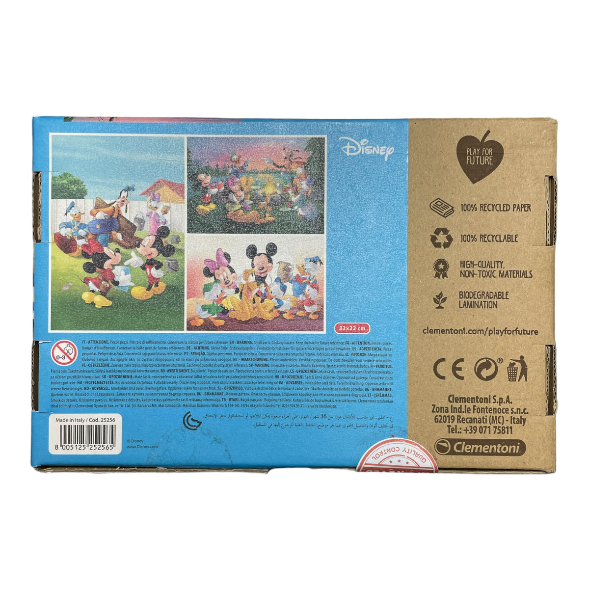 Clementoni - Disney Mickey and Friends - 3 Puzzles - 48 Teile
