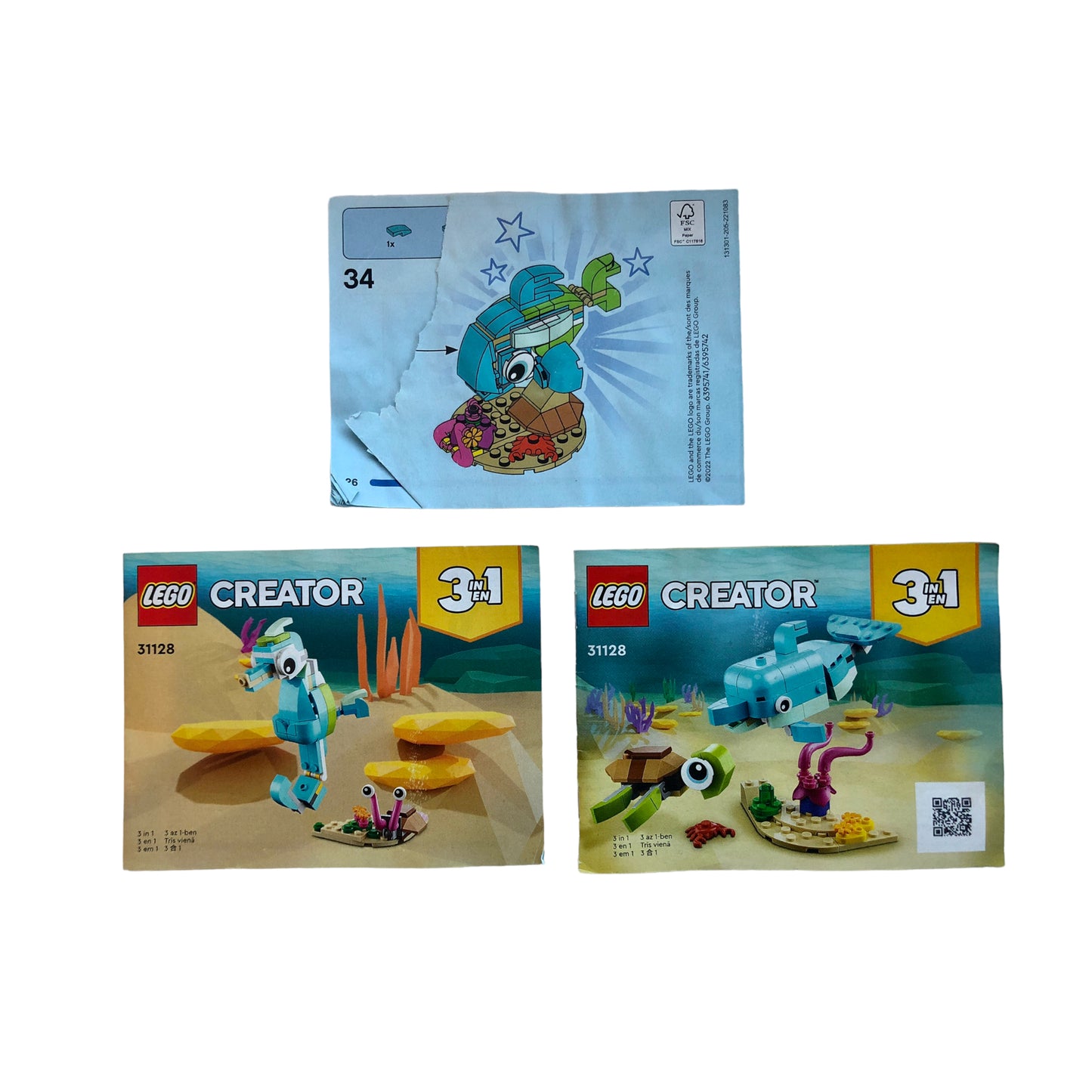 LEGO® Creator 31128 Delfin und Schildkröte