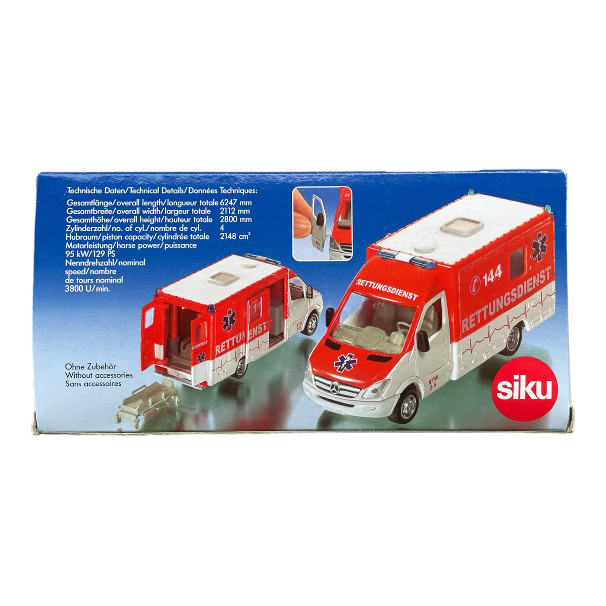 SIKU 2108 SUPER - Krankenwagen 1:50