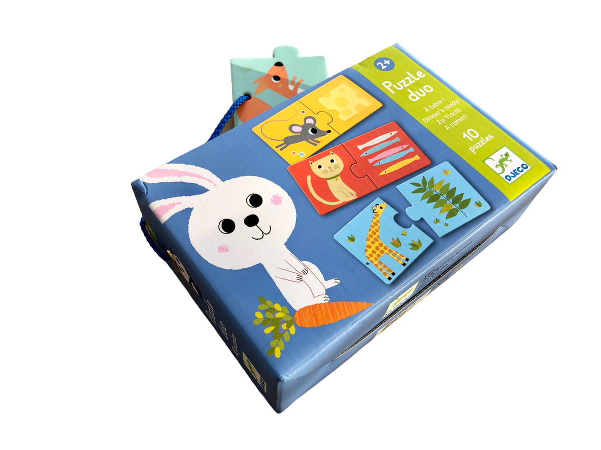 Djeco - Puzzle Duo - Am Tisch!