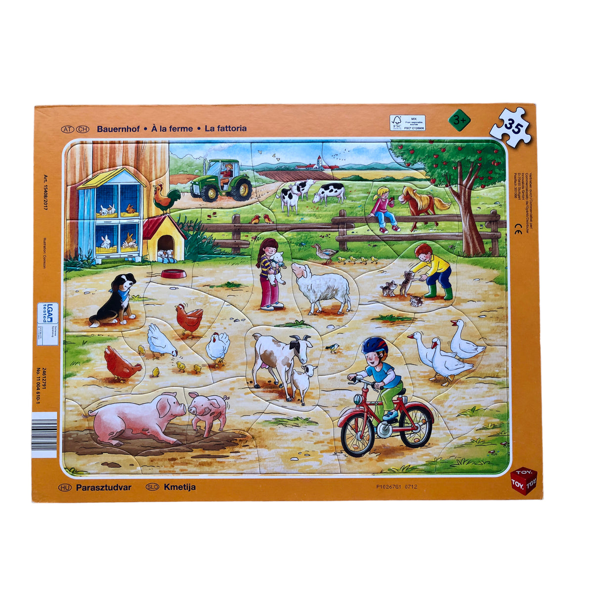 Das Bauernhof-Puzzle – 35 Teile