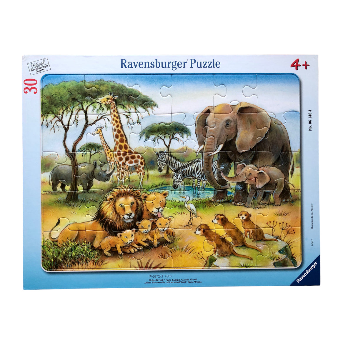Ravensburger Puzzle - Afrikanische Tierwelt - 30 Teile