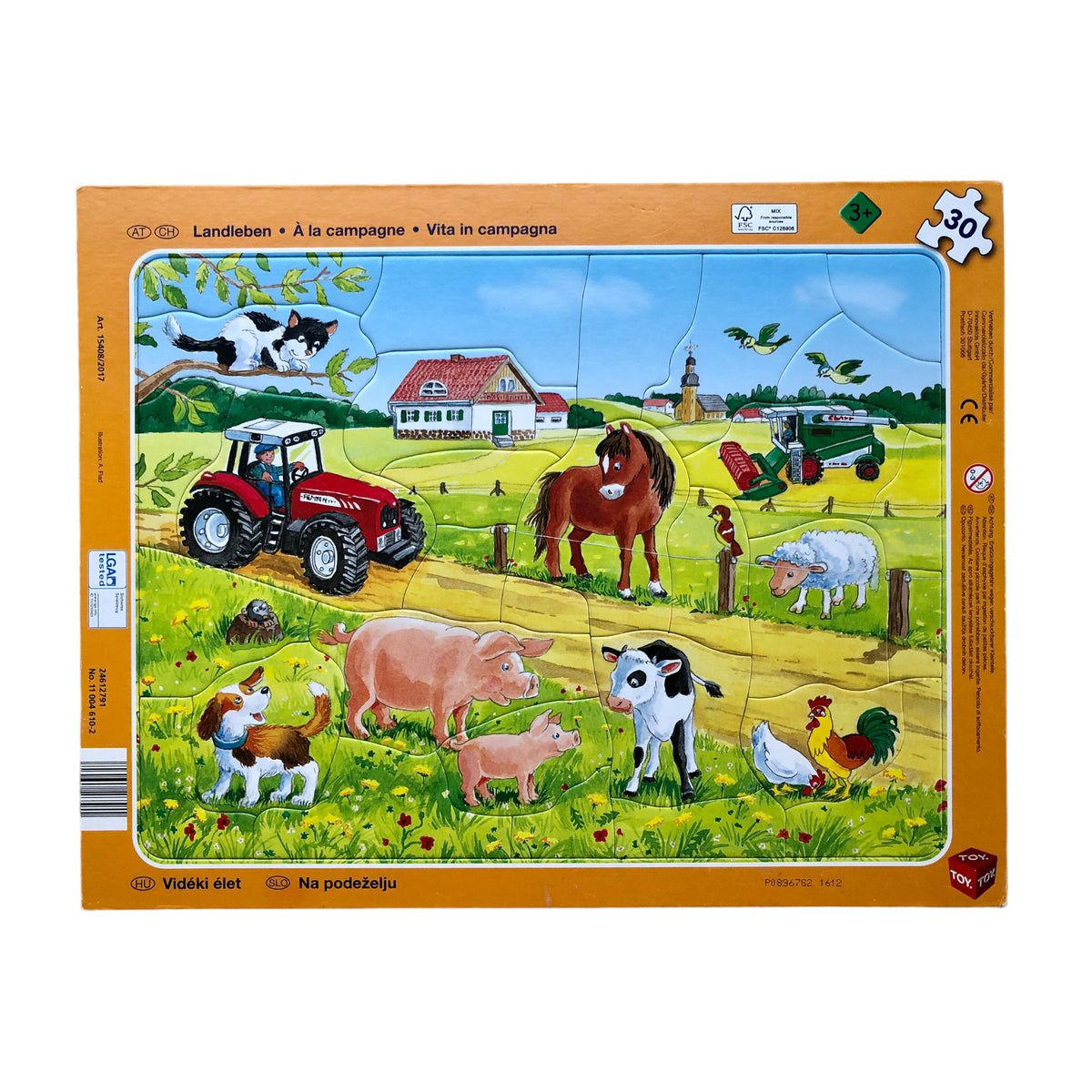 Puzzle 30 pièces - Vie à la campagne