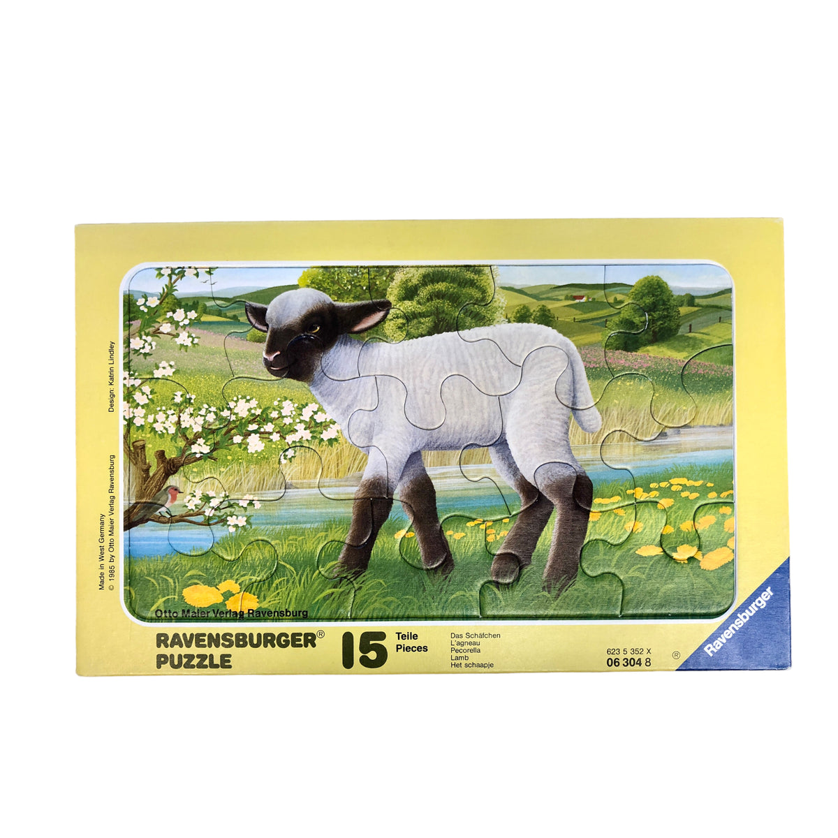 Ravensburger - Lamm-Puzzle, 15 Teile