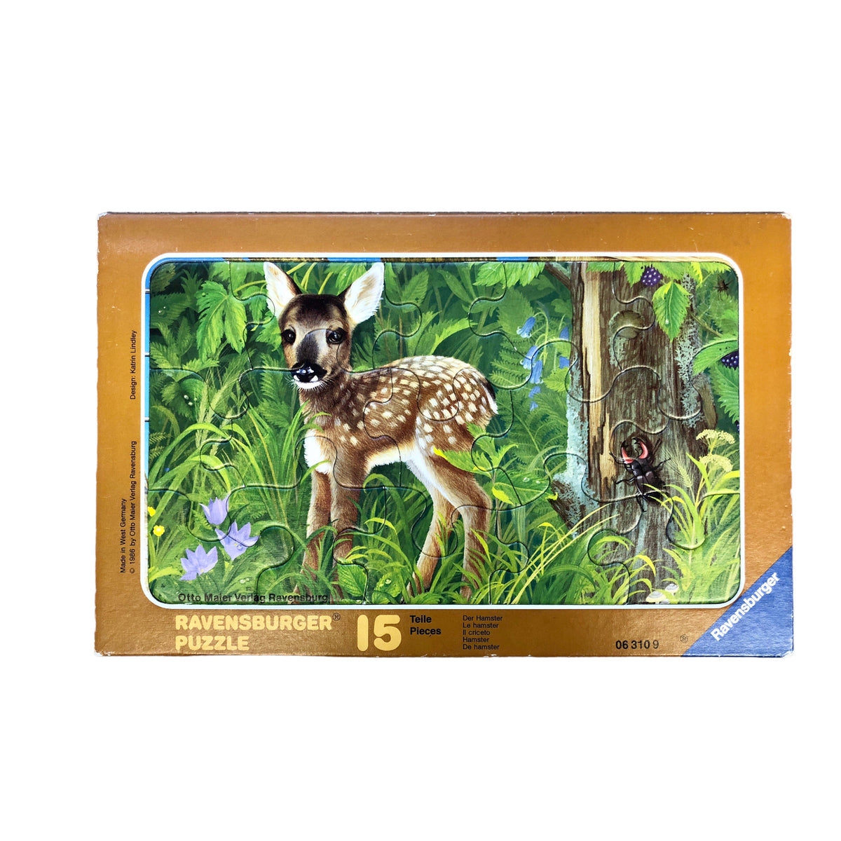 Ravensburger - Rehkitz-Puzzle, 15 Teile