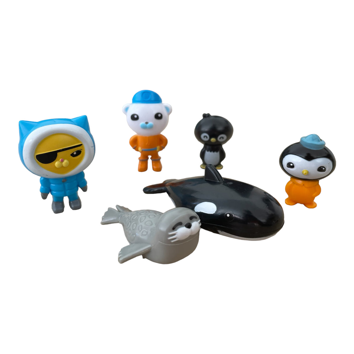 6 Oktonauten-Cartoonfiguren