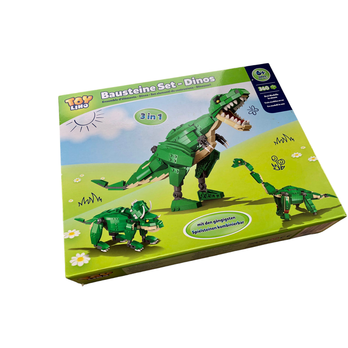 Building block set - Dinos 3 in 1 - 360 bricks