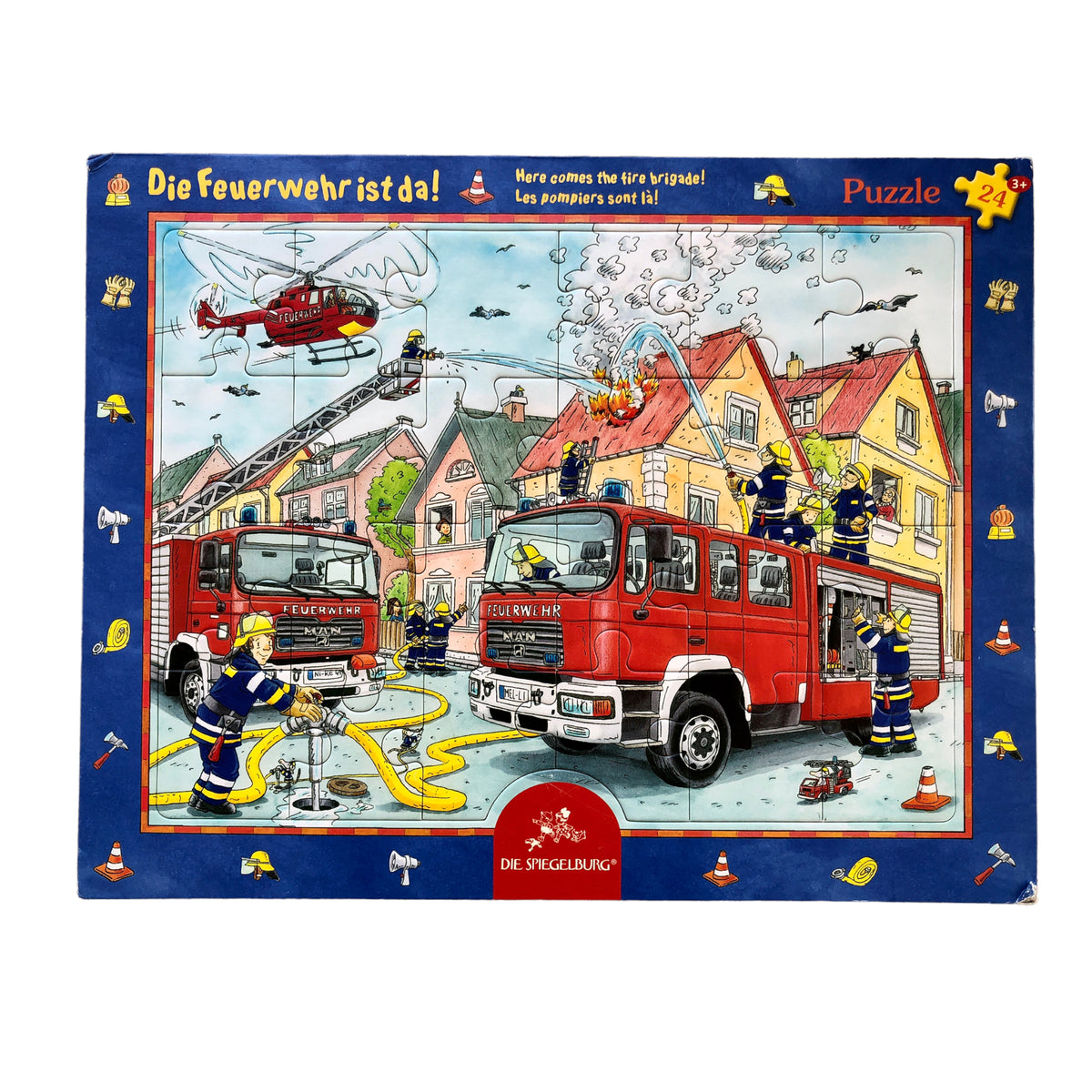 Here comes the fire brigade! - 24 pieces puzzle
