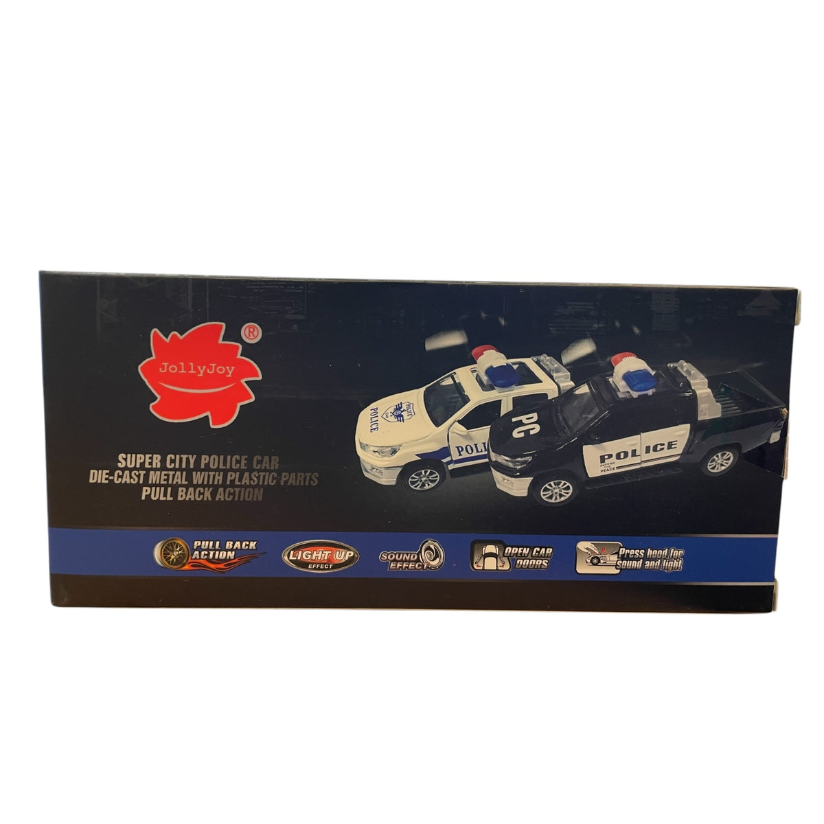 Jolly Joy - Voiture de police en métal - Super City échelle 1:32
