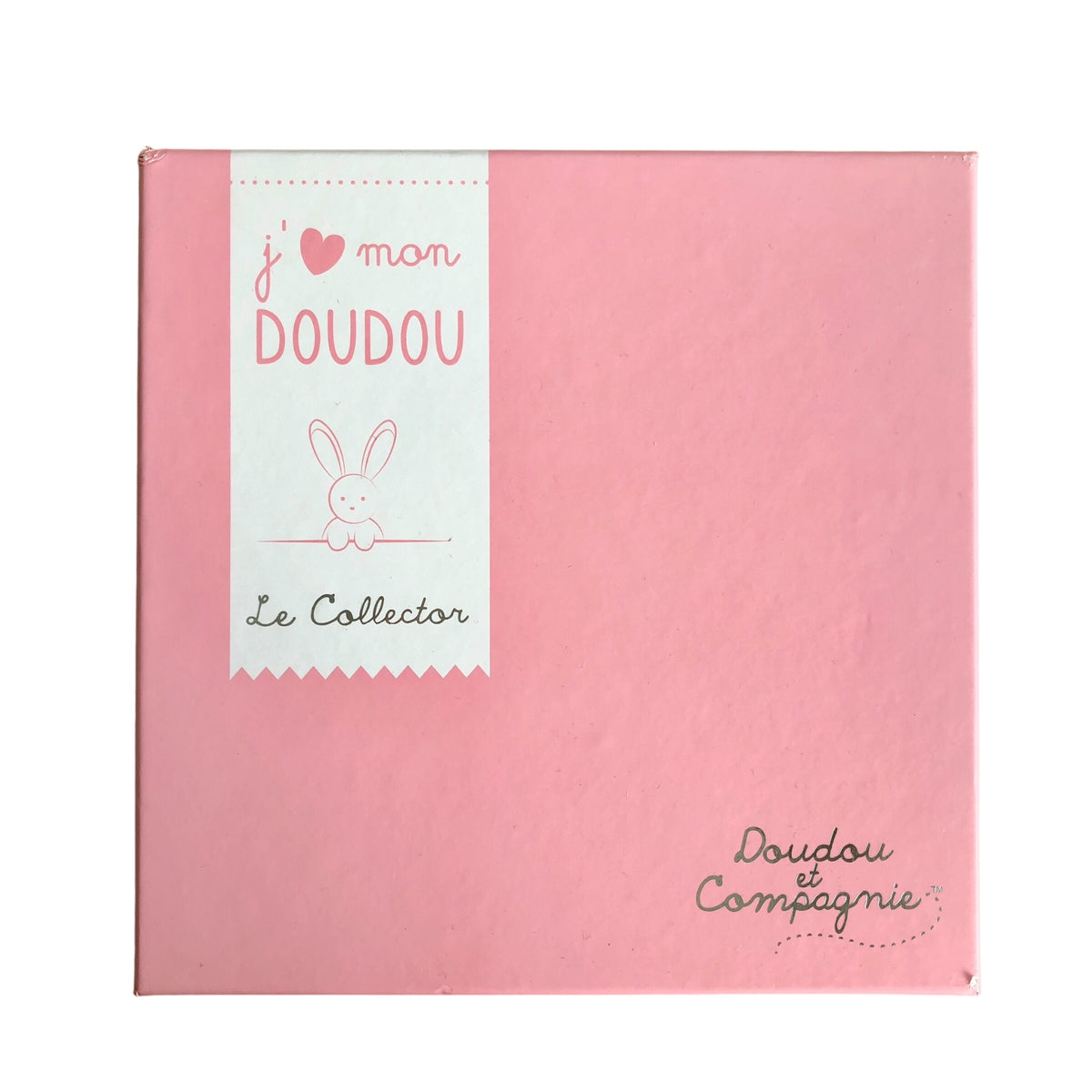 Doudou et Compagnie – Quadratisches Bären-Kuscheltier, 24 cm, Sammler