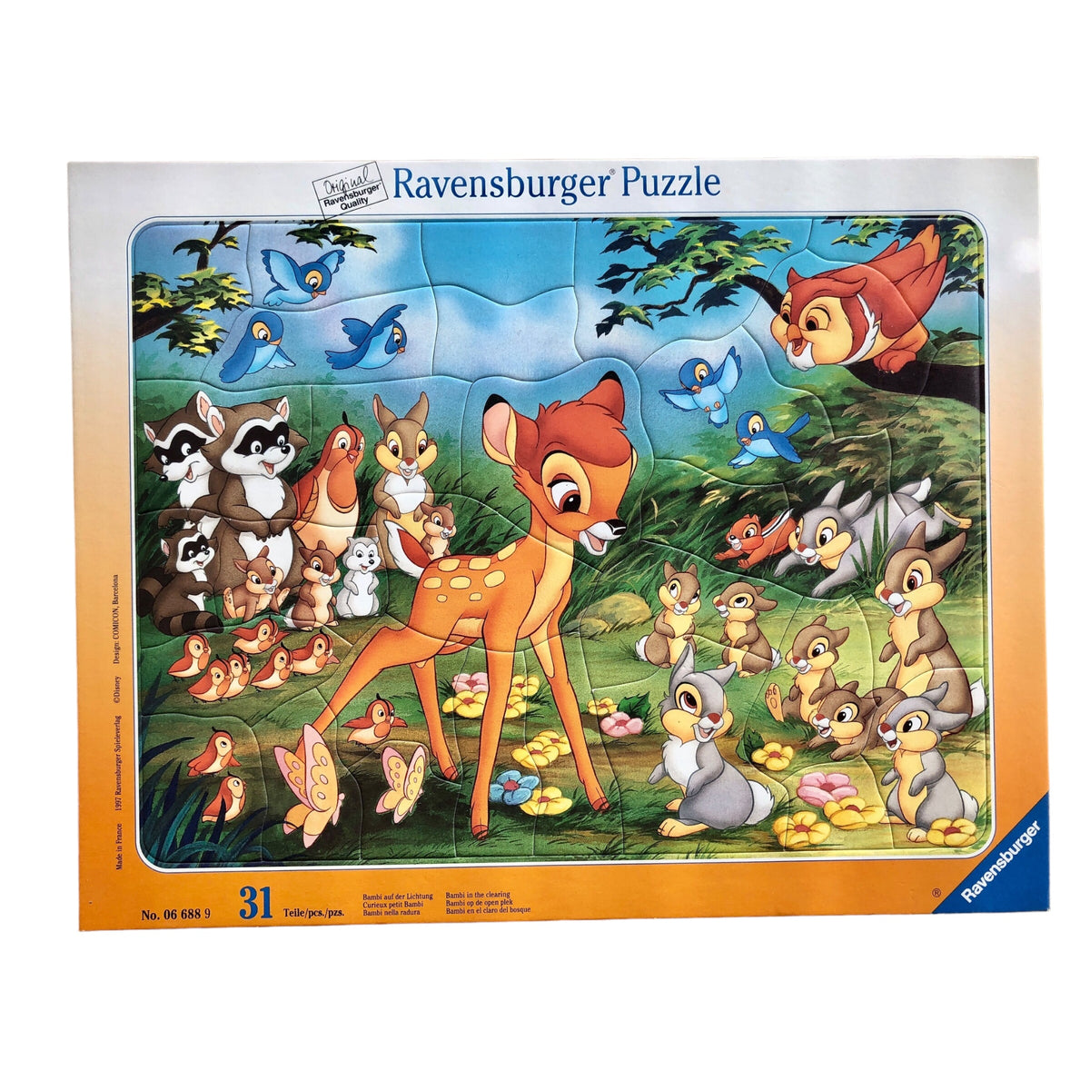 Puzzle Ravensburger - Bambi dans la clairière - 31 pièces