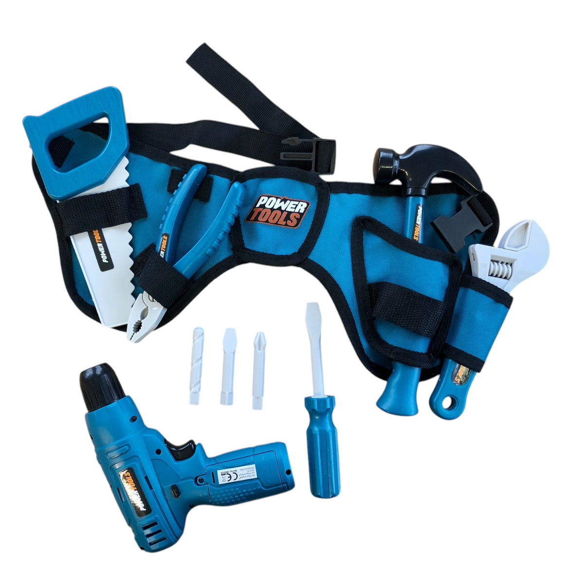 Power Tools - Ensemble d'outils avec ceinture à outils