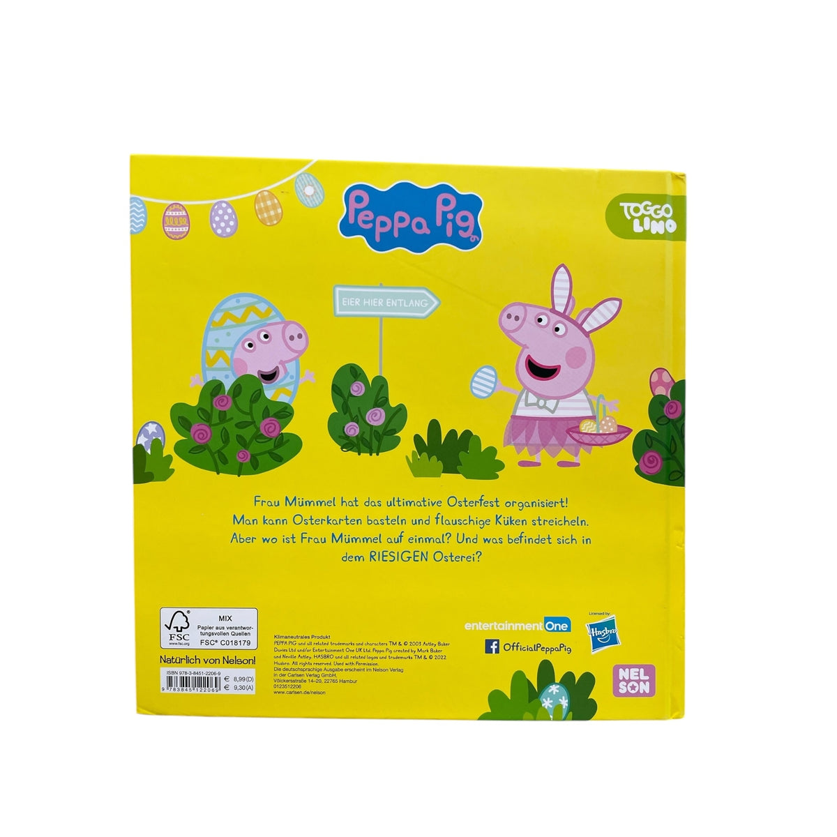Peppa feiert Ostern: Mit buntem Glitzer auf dem Cover