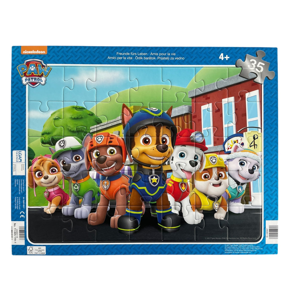 Puzzle Paw Patrol - Des amis pour la vie - 35 pièces