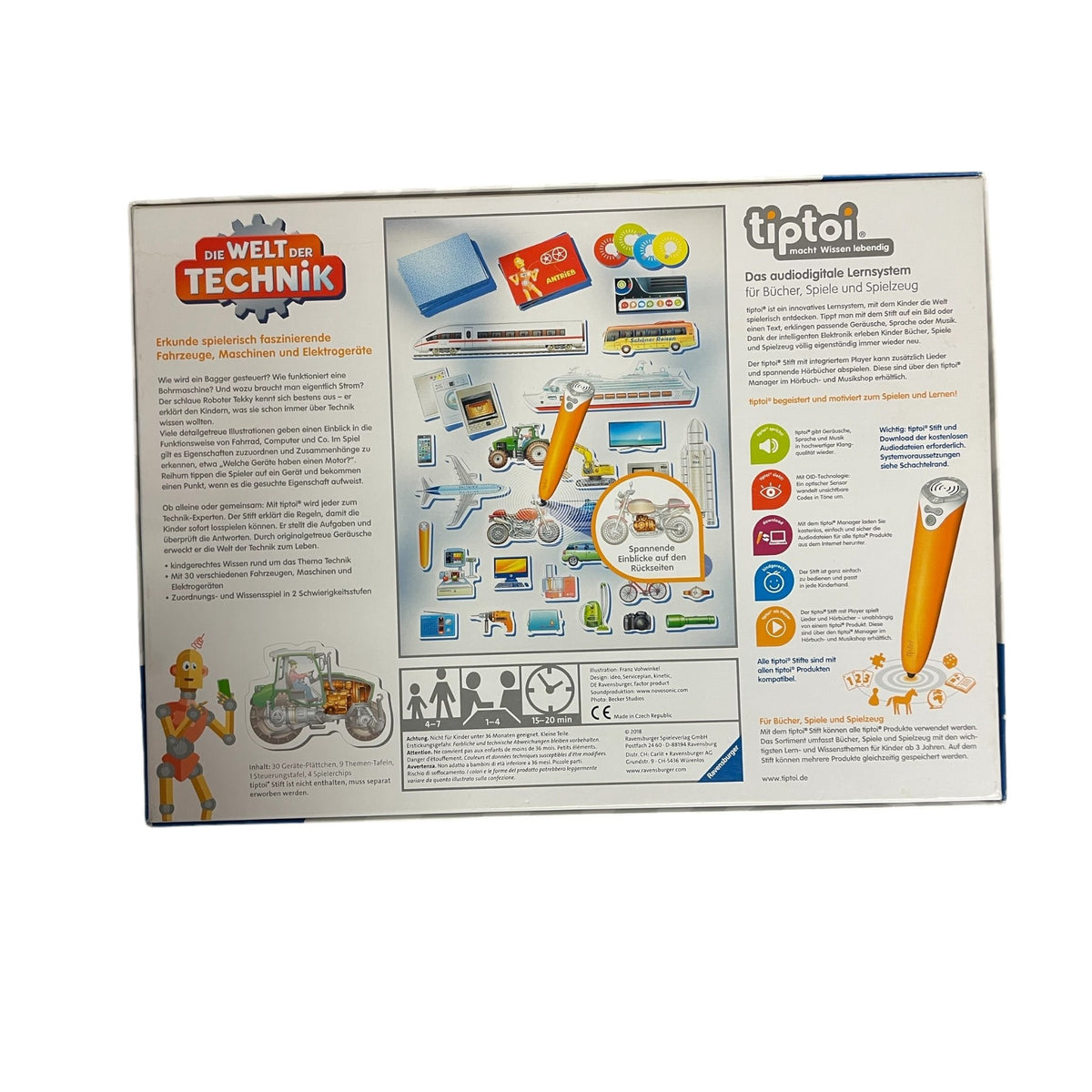 Ravensburger Tiptoi – Le monde de la technologie (version allemande)