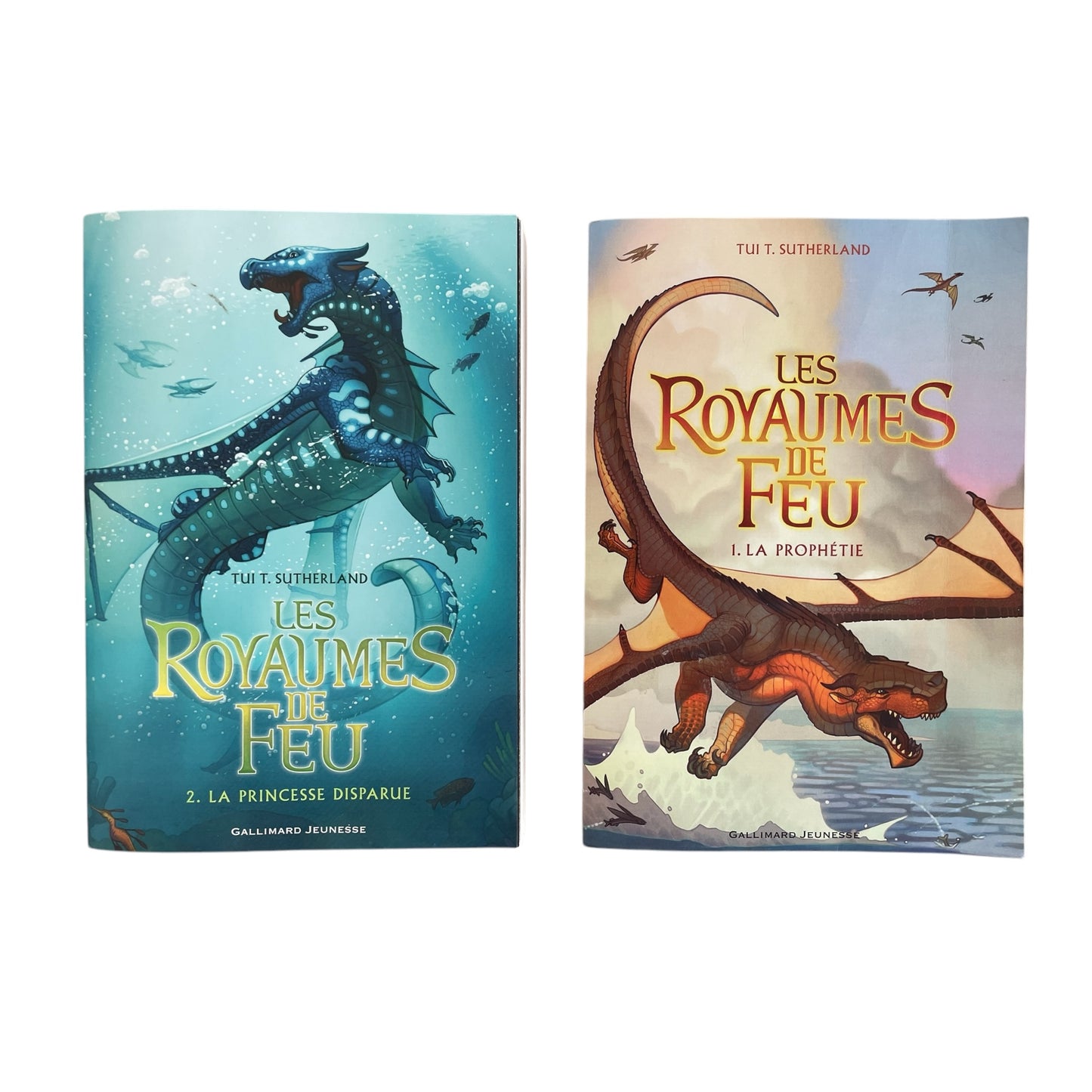 Les Royaumes de Feu - Tome 1. La Prophétie et Tome 2. La princesse disparue