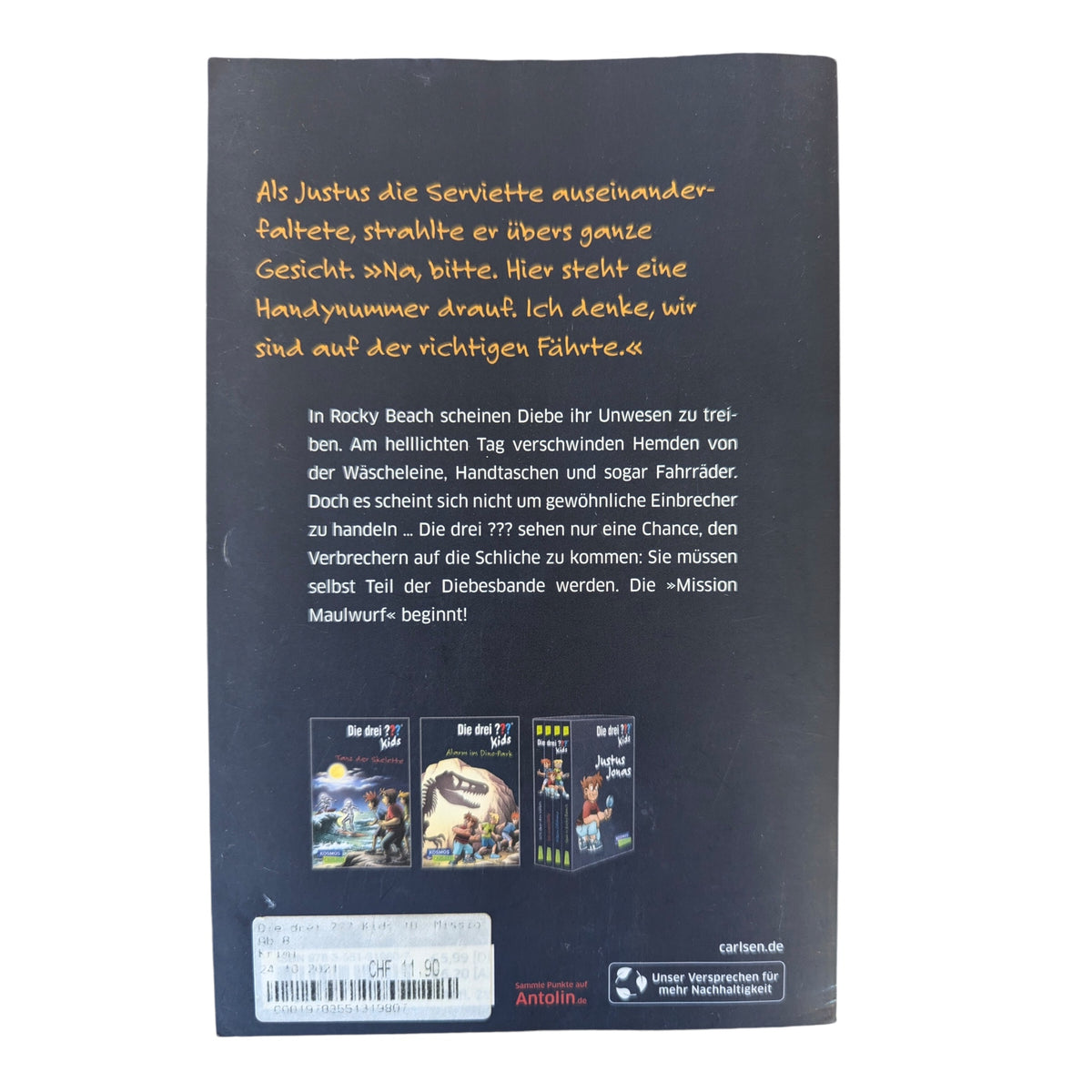 Die Drei??? Kids Mission Maulwurf
