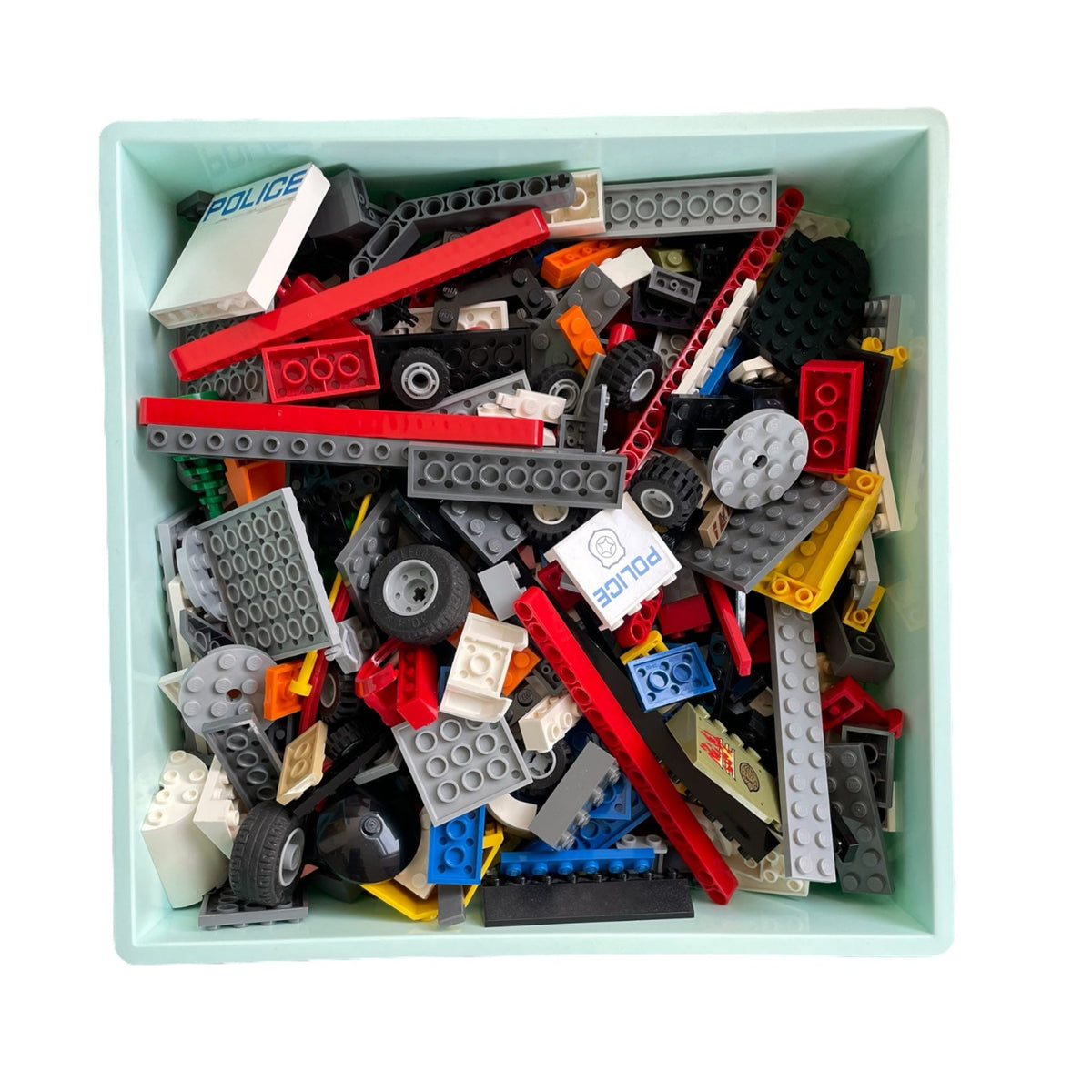 Boîte de rangement Lego ® avec 2 kilos de Legos