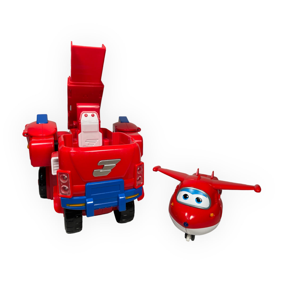 Super Wings - 35cm Transforming Jett's Super Robot Airplane Toys Vehicle Action Figure | Plane to Robot