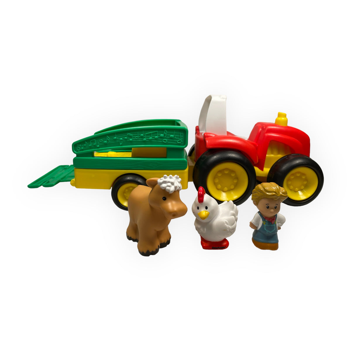 Fisher Price - Little People, Tracteur, remorquer et tirer