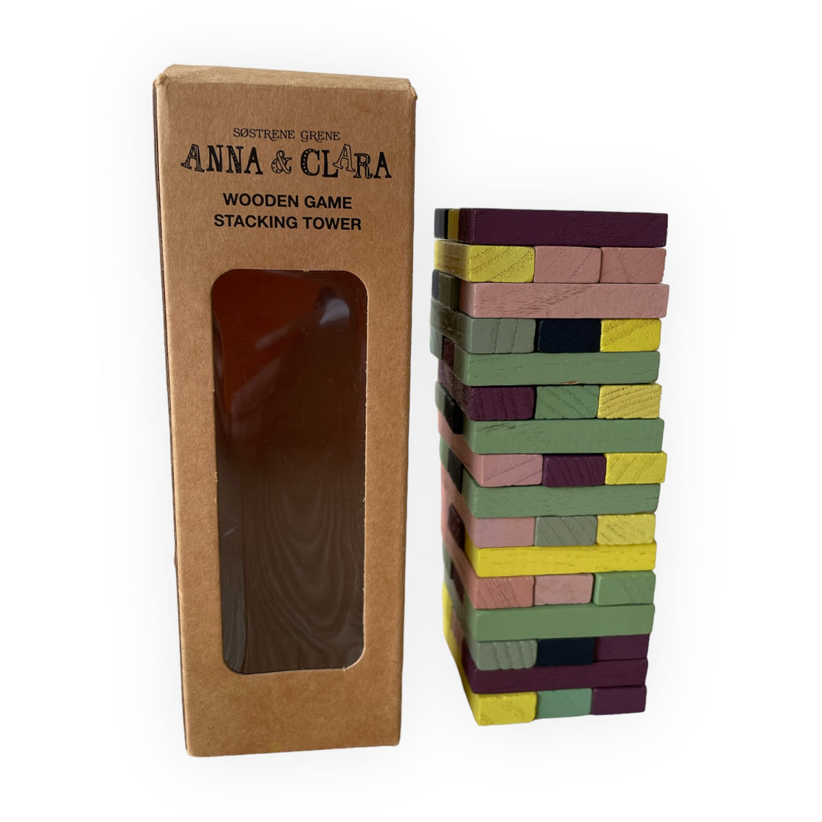 Wooden Game Stacking Tower Anna & Clara from Sostrene Greene Nordic brand
