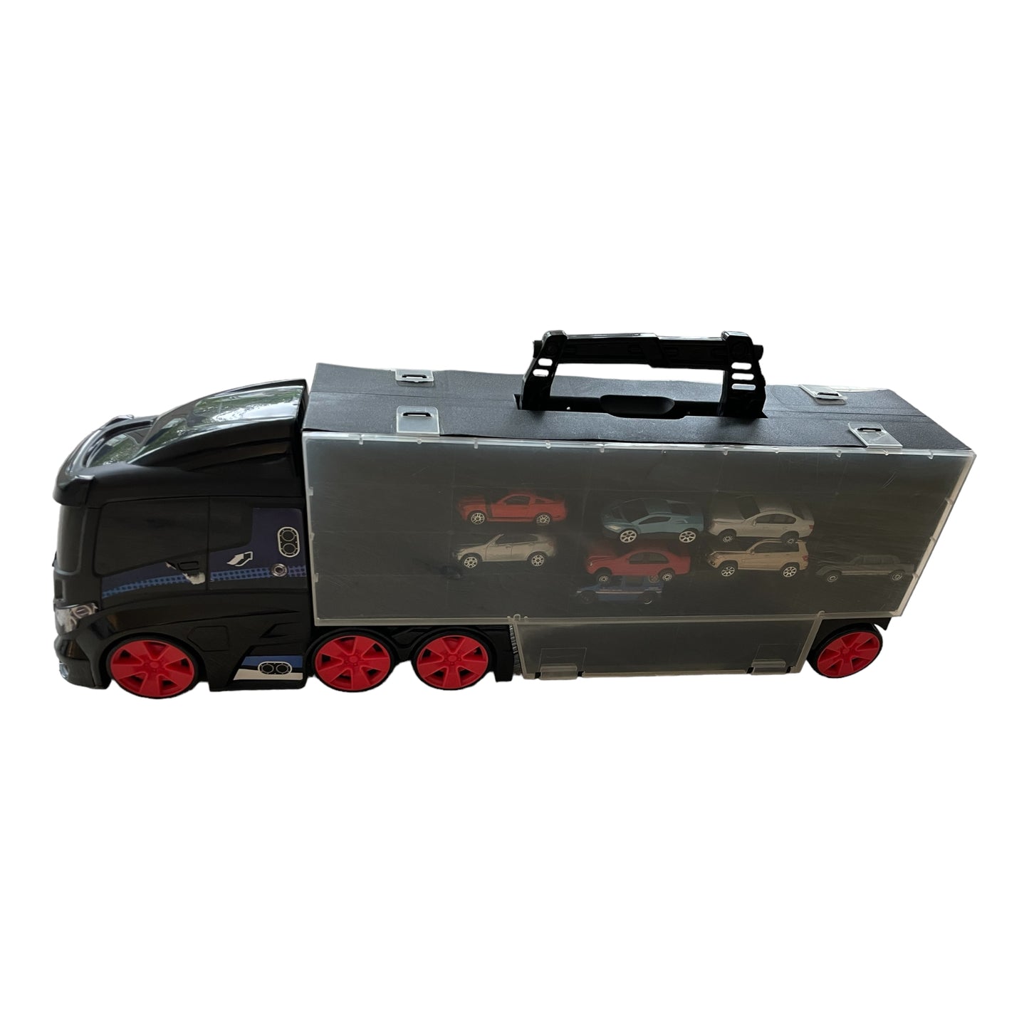 Teamsterz Truck Carry Case mit 23 Autos – Transporter-Tragekoffer