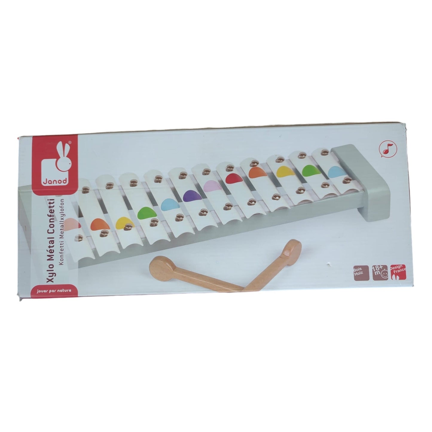 Janod Confetti Metal Xylophone