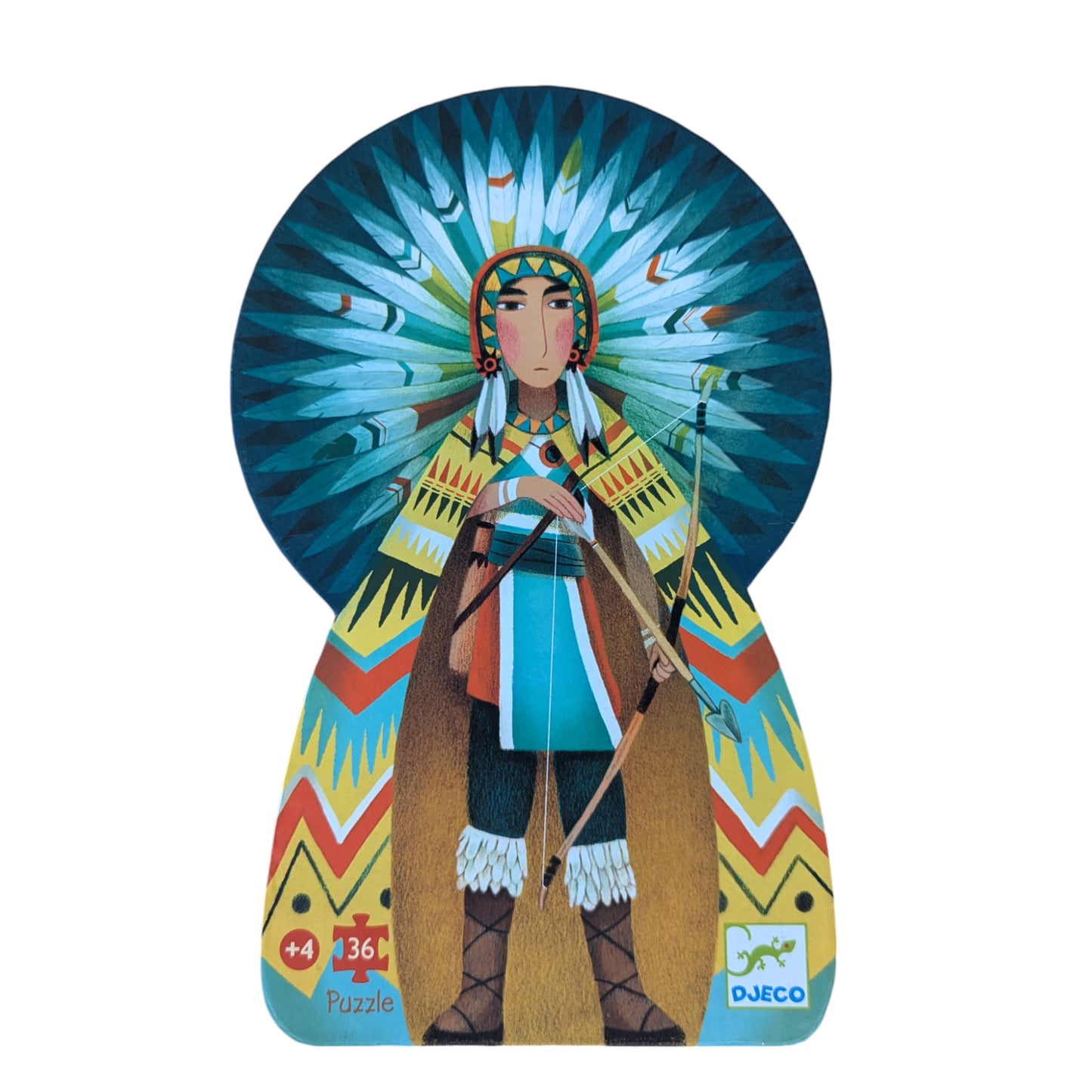 Djeco Tatanka, Young Indian Puzzle (36 pieces)