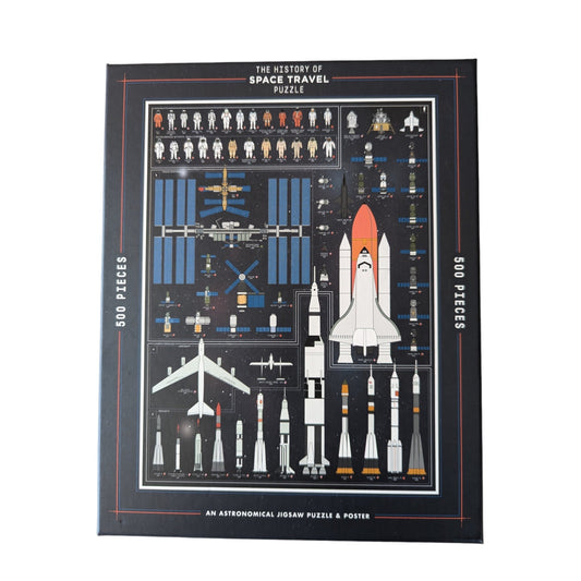 The History of Space - Travel Puzzle - 500 pieces