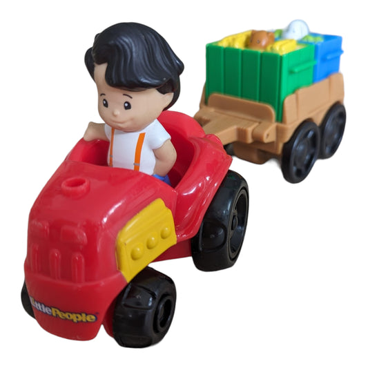 Little People Farm Tractor and Trailer