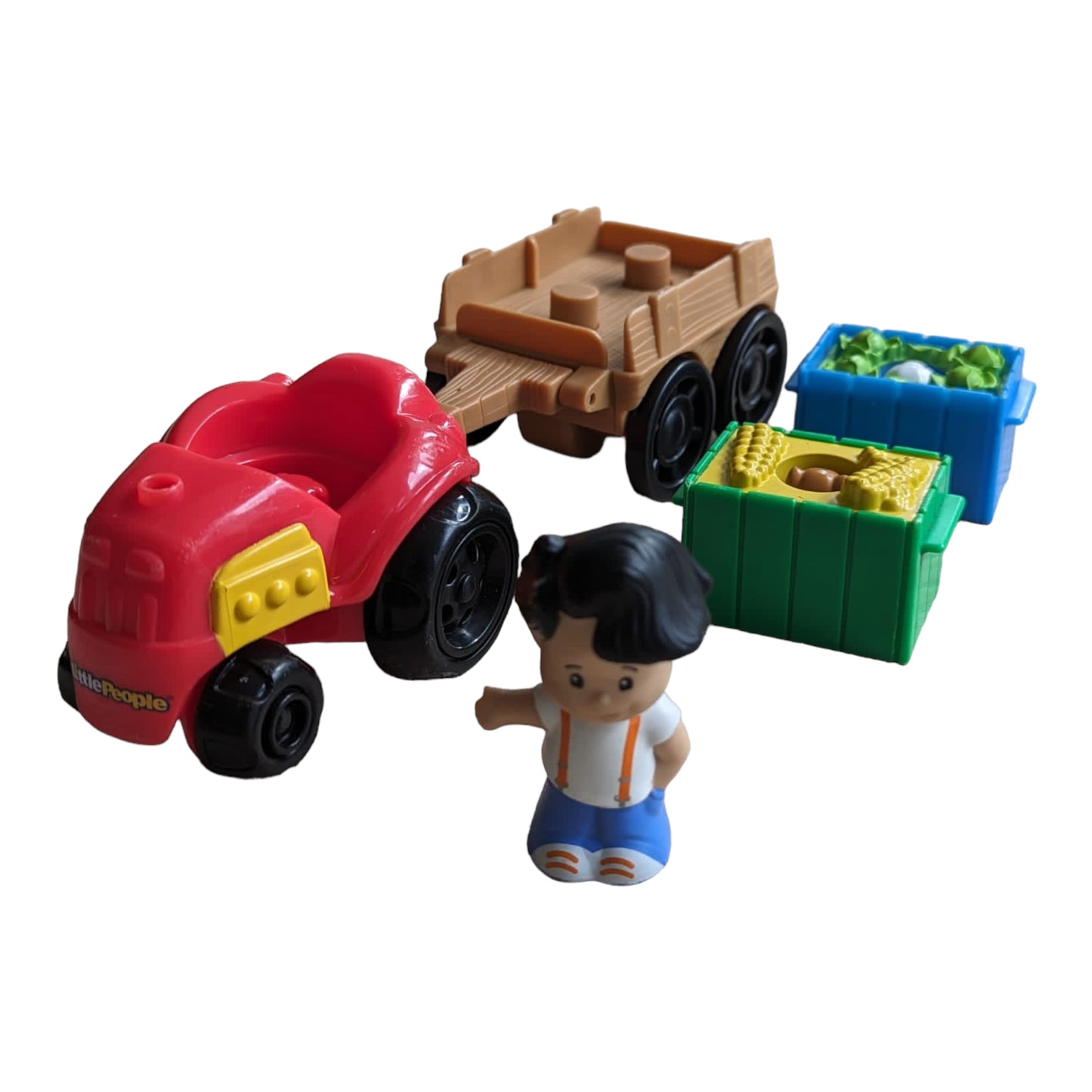 Tracteur agricole et remorque Little People