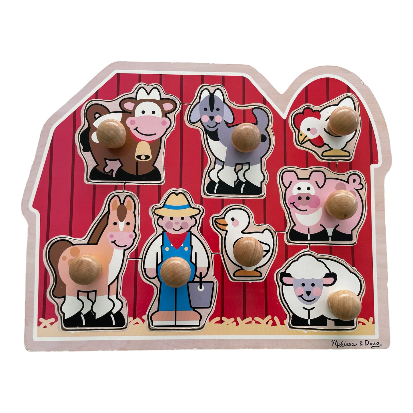 Melissa and Doug Wooden Puzzle Farm