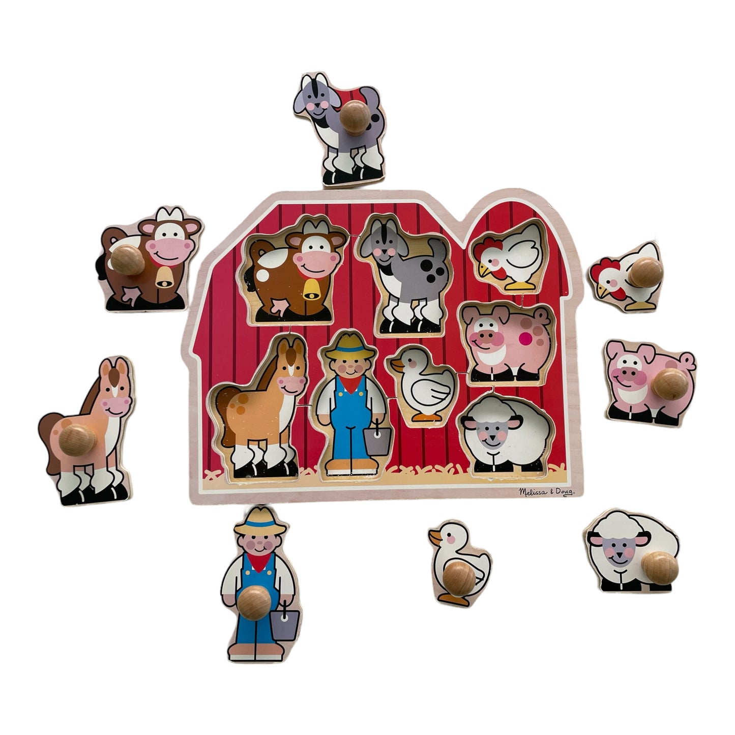 Melissa and Doug Wooden Puzzle Farm