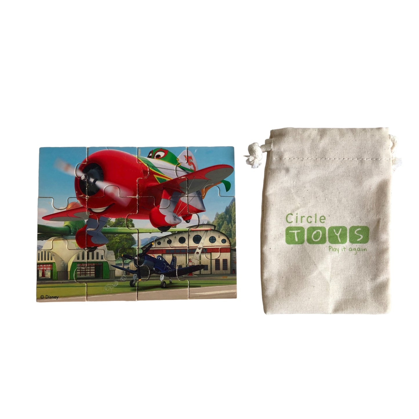 Wooden puzzle from Disney Planes - 12 pieces