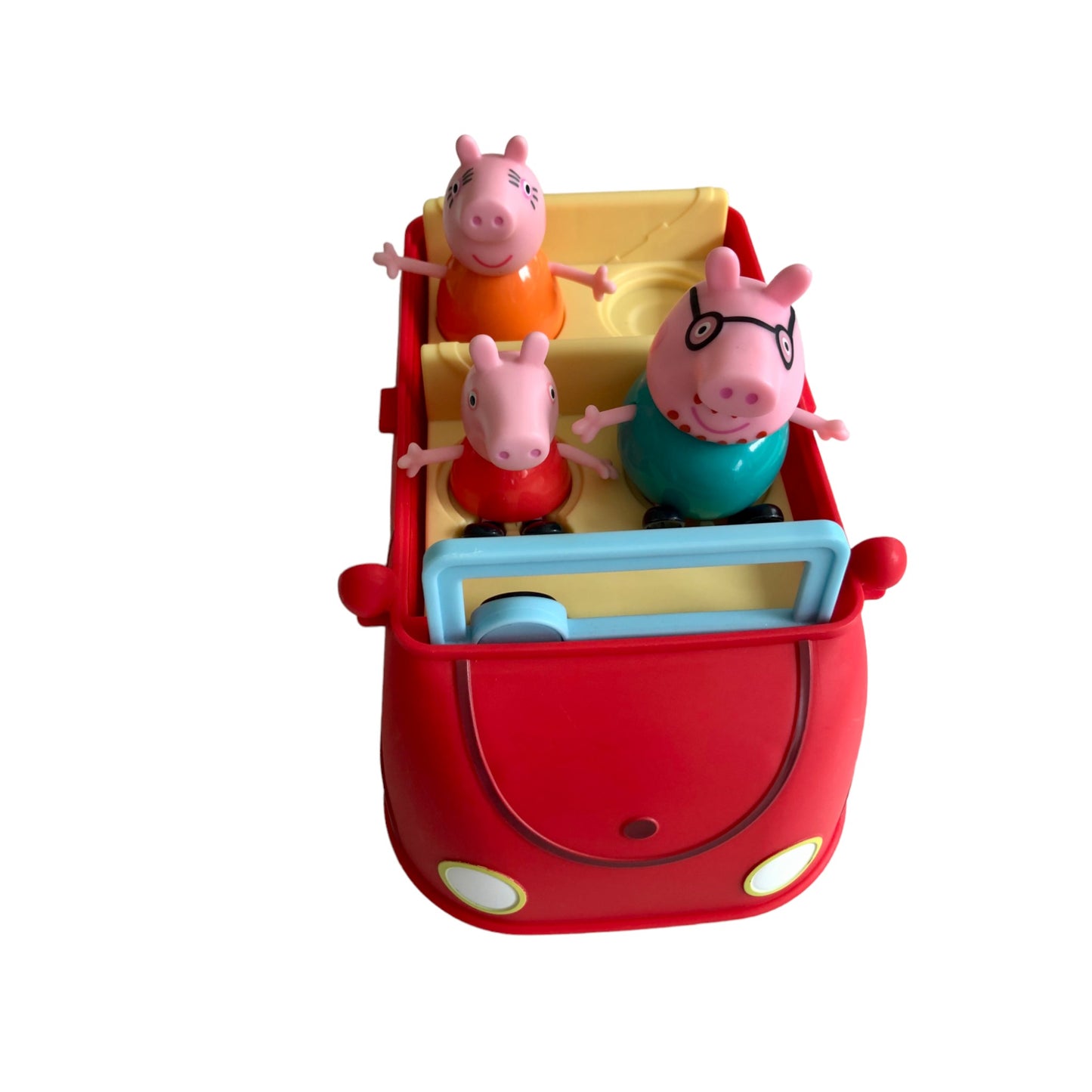 Peppa Pig - The red family car (3 characters included)