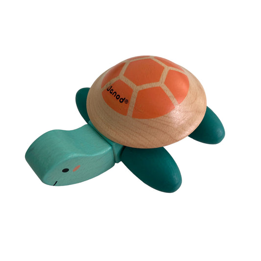 Janod Tortue baladeuse en bois - En partenariat avec WWF