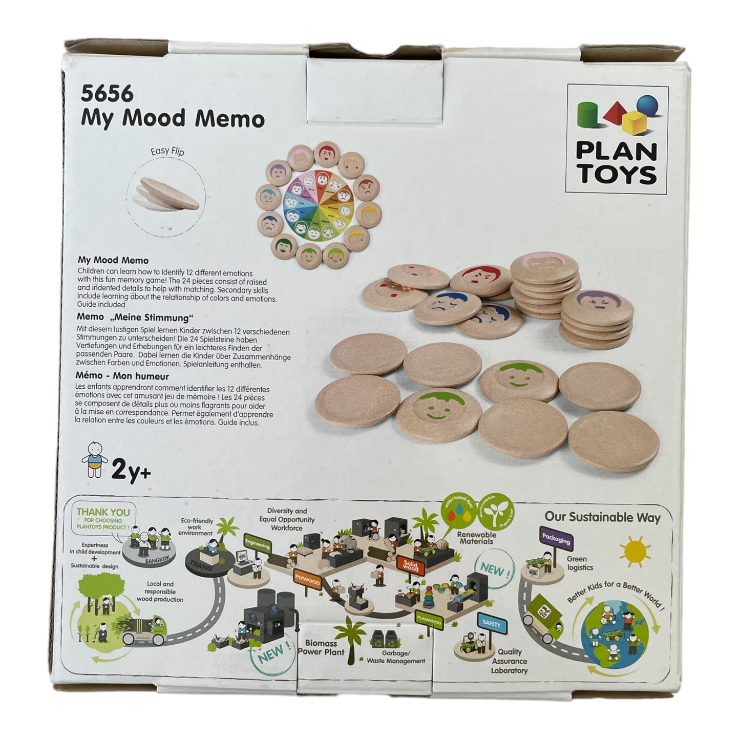 Plan Toys - My mood memo game