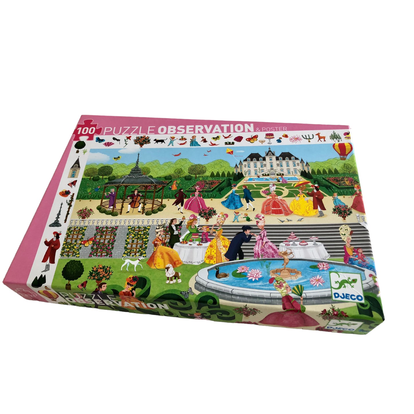 Djeco - "Garden Party" Puzzle Observation & Poster - 100 Pieces